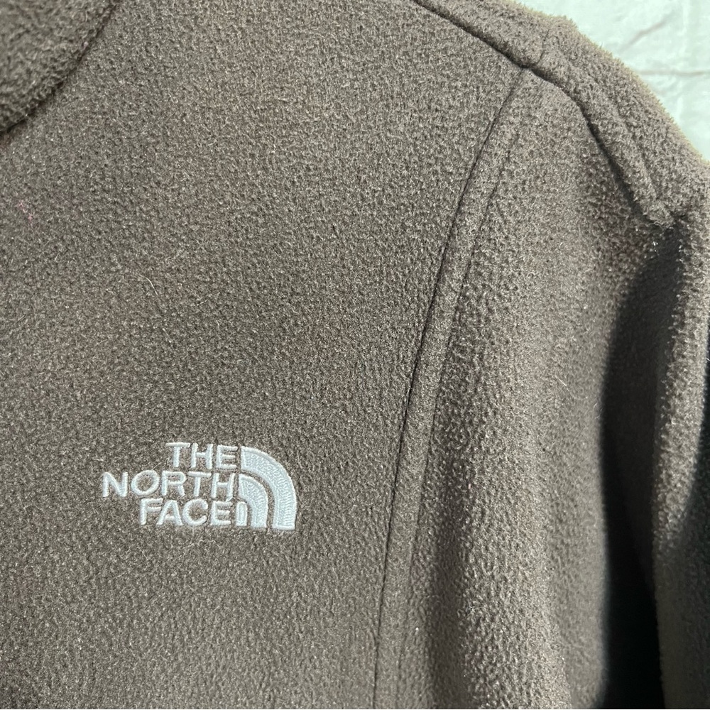 The North Face Full Zip Jacket Brown Size XL Girls Kids - Picture 4 of 8